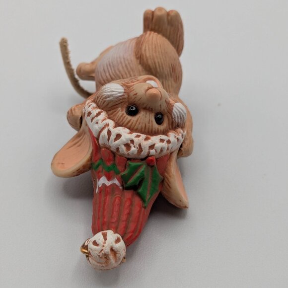 Hallmark Keepsake Merry Mouse 1985, Vintage Christmas Ornament - Picture 4 of 12